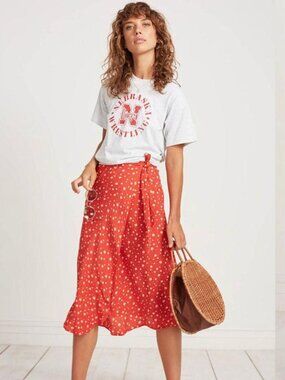 Faithful the Brand Linnie Wrap Skirt - Small